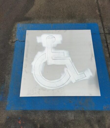 Disabled Parking Stencil - Image 2