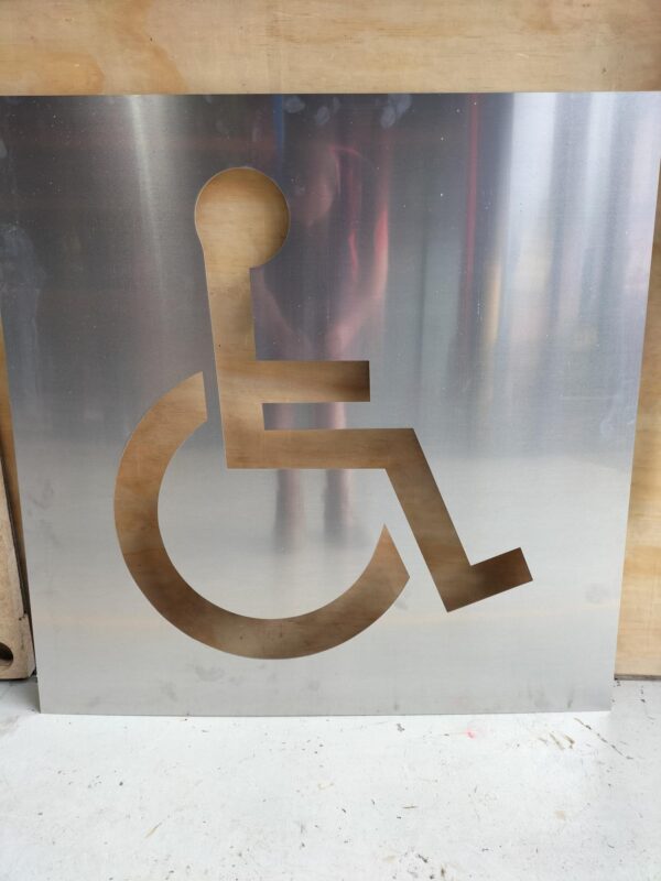 Disabled Parking Stencil